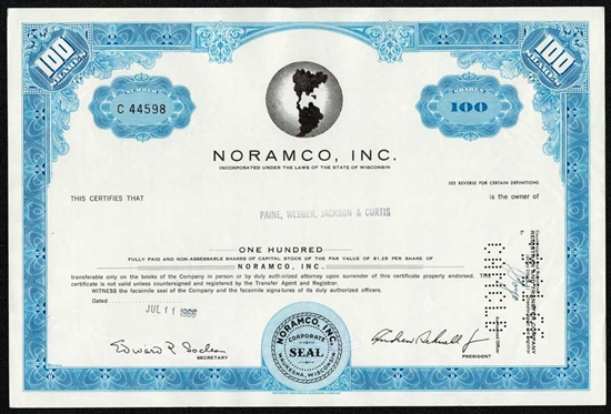 Noramco, Inc. 100sh