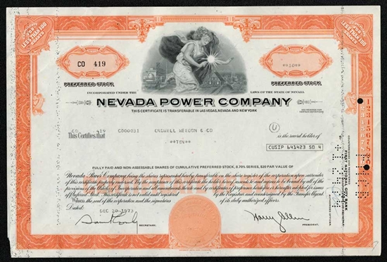 Nevada Power Company - Orange