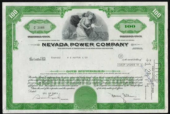 Nevada Power Company - Green