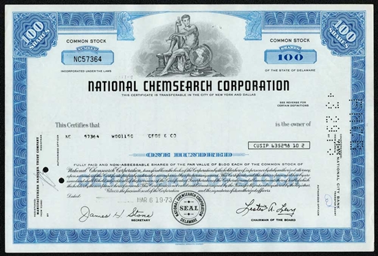 National Chemsearch Corporation - 1973