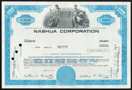 Nashua Corporation 100sh