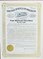 1893 State of Montana Gold Bond