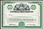 Campbell Soup Company Specimen Stock Certificate