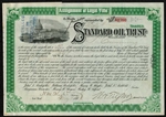 Standard Oil Trust - Signed by Henry M. Flagler  -Transferred to J.D. Rockefeller - 1897