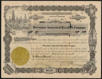 Stevenson Associated Royalties Company - Montana Oil