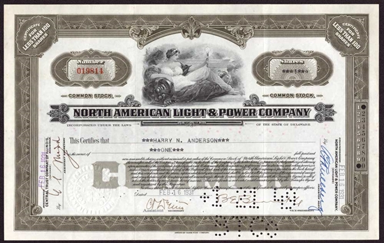 North American Light & Power Company - 1940s
