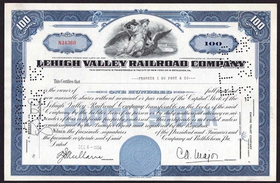Lehigh Valley Railroad Company - 1954