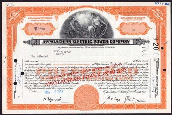 Appalachian Electric Power Company - 1968