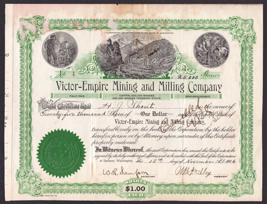Victor-Empire Mining and Milling Company - 1906