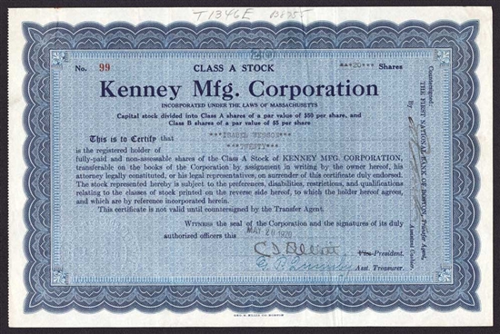 Keystone Theatre Company Stock Certificate - 191_
