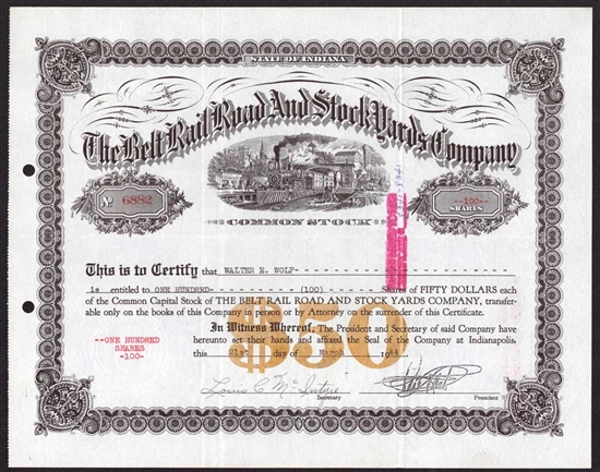 The Belt Rail Road and Stock Yards Company - 1944