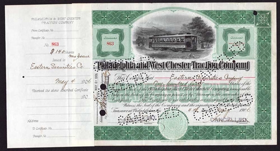 Philadelphia and West Chester Traction Company - 1906