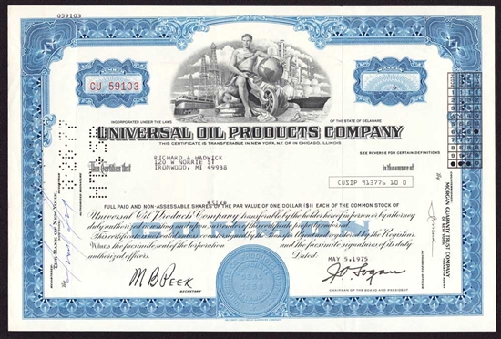 Universal Oil Products Company - 1975
