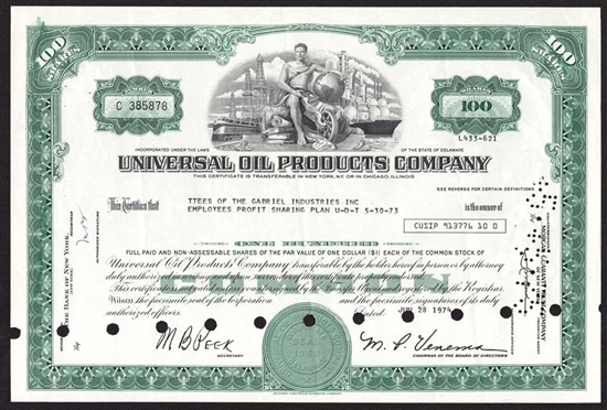 Universal Oil Products Company - 1974