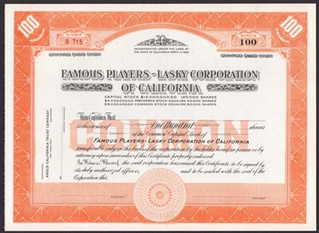 Famous Players-Lasky Corporation of California