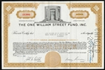 The One William Street Fund, Inc.