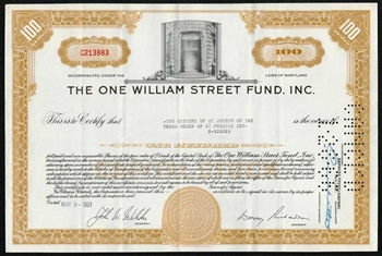 The One William Street Fund, Inc.