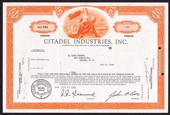 Citadel Industries, Inc. - Locomotive Engines - Formerly ALCO