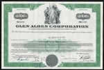 Glen Alden Corporation Bond