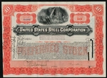 United States Steel Corp Stock Certificate - 1904