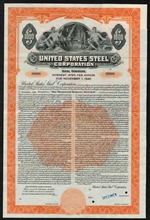 US Steel Corp Specimen $1000 Bond Certificate - 1940