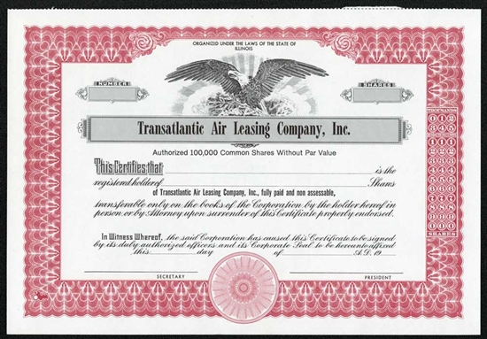 Transatlantic Air Leasing Company, Inc. Stock