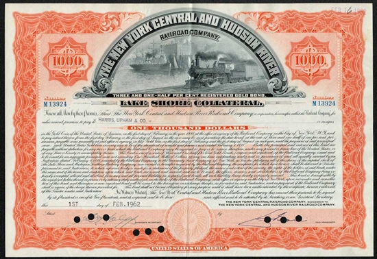 The New York Central and Hudson River Railroad Company - Orange