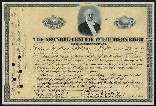 The New York Central and Hudson River Railroad Company