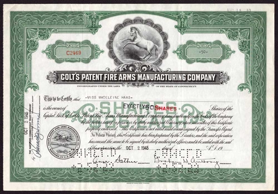 Colt's Patent Fire Arms Manufacturing Company - Green