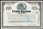 Union Pacific Corp. Stock Certificate - Brown