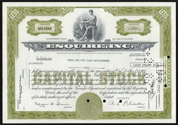 Esquire, Inc. Stock Certificate