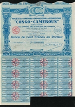 1928 Congo-Cameroun Import-Export Company