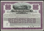 The New York Central Railroad Co. $50,000 Gold Bond