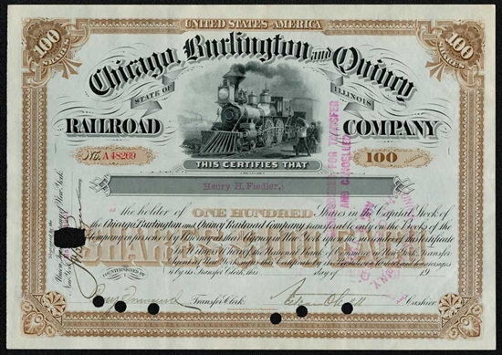 Chicago, Burlington and Quincy Railroad Co. - Early