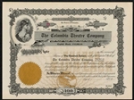 The Columbia Theatre Company Stock Certificate