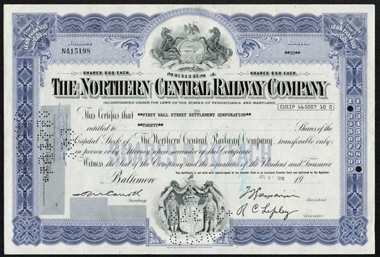 The Northern Central Railway Company