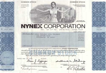 NYNEX Corp. Stock Certificate