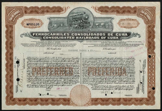 Ferrocarriles Consolidados De Cuba Consolidated Railroads of Cuba