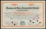 Merchant and Miners Transportation Company Stock Certificate