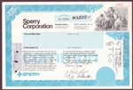 The Sperry Corporation Stock Certificate