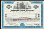 Anheuser-Busch, Inc. Bond Certificate