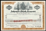 Anheuser-Busch, Inc. Bond Certificate