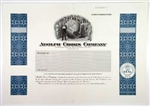 Adolph Coors Company Specimen Stock Certificate - 1930s