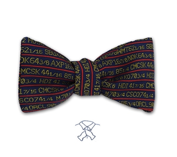 Stock Ticker Bow Tie