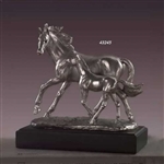 9" Mare with Foal Statue - Figurine