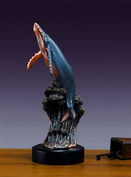 18" Humpback Whale Sculpture - Humpback Whale Statue