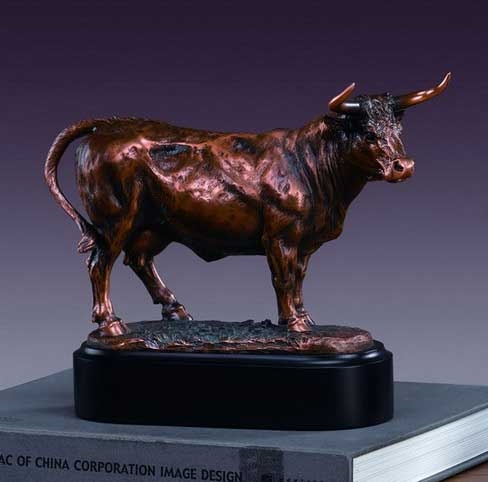 Charolais Cow Statue - Bronzed Sculpture