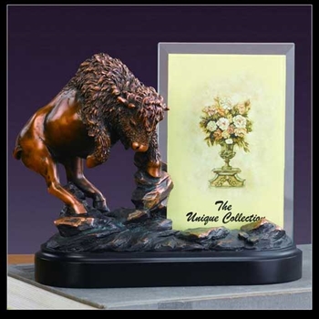 Bronzed Buffalo Picture Frame