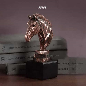 8" Bronze Finished Zebra Statue - Figurine