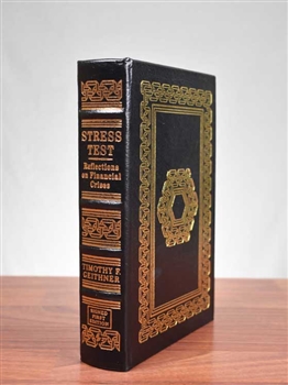 Stress Test Signed by Timothy F. Geithner - Easton Press